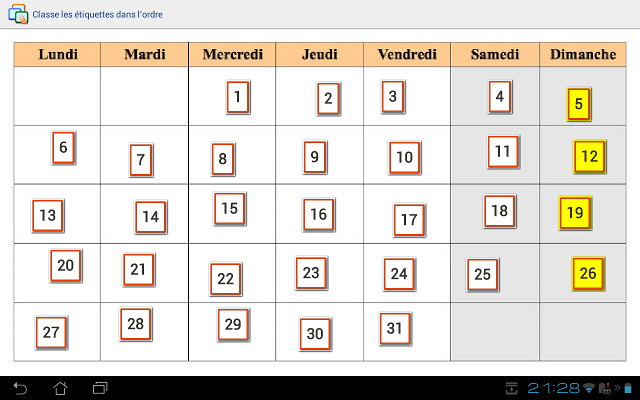 Calendrier