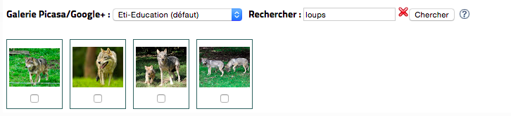 Rechercher des images